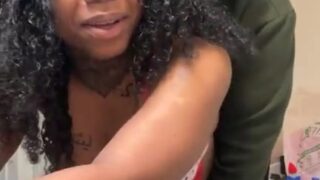 Angel Pittman Making Love With Her Boyfriend In The Bathroom